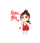 Little Girl Pook-Pik ＆ Kuma Bufbie（個別スタンプ：27）