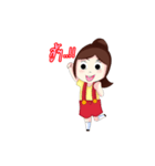 Little Girl Pook-Pik ＆ Kuma Bufbie（個別スタンプ：34）