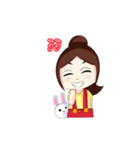 Little Girl Pook-Pik ＆ Kuma Bufbie（個別スタンプ：39）