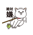 白柴犬・ホクトの日常会話（個別スタンプ：27）