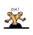 Muscle earthworms（個別スタンプ：23）