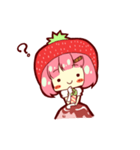 いちごパフェちゃんスタンプ（個別スタンプ：3）