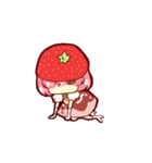 いちごパフェちゃんスタンプ（個別スタンプ：17）