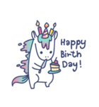 Unicorn Crayon（個別スタンプ：38）