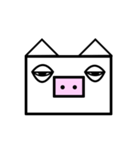 THE PINK NOSE PIG（個別スタンプ：1）