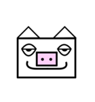 THE PINK NOSE PIG（個別スタンプ：2）