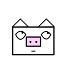 THE PINK NOSE PIG（個別スタンプ：10）