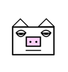 THE PINK NOSE PIG（個別スタンプ：18）