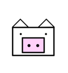 THE PINK NOSE PIG（個別スタンプ：29）
