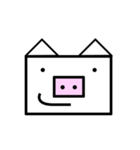 THE PINK NOSE PIG（個別スタンプ：32）