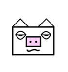 THE PINK NOSE PIG（個別スタンプ：33）