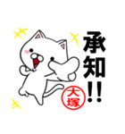 超★大塚(おおつか・オオツカ)なネコ（個別スタンプ：7）