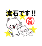 超★大塚(おおつか・オオツカ)なネコ（個別スタンプ：35）