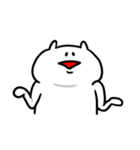 愛らしい白いやつ2（個別スタンプ：6）