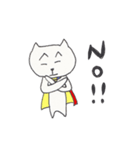 ねこ助 ～ヒーローに成りきれない猫～（個別スタンプ：4）