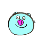 Blue pig（個別スタンプ：1）