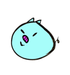Blue pig（個別スタンプ：4）