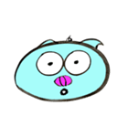 Blue pig（個別スタンプ：13）