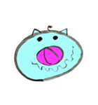 Blue pig（個別スタンプ：17）