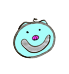 Blue pig（個別スタンプ：18）