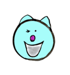 Blue pig（個別スタンプ：20）