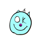 Blue pig（個別スタンプ：21）