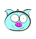 Blue pig（個別スタンプ：25）