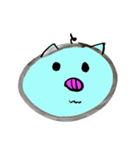 Blue pig（個別スタンプ：26）
