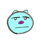 Blue pig（個別スタンプ：32）