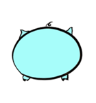 Blue pig（個別スタンプ：33）