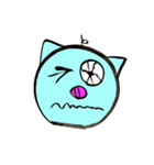Blue pig（個別スタンプ：38）