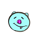 Blue pig（個別スタンプ：40）