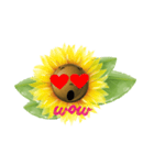 sun funny flower（個別スタンプ：5）