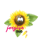 sun funny flower（個別スタンプ：7）