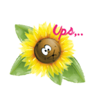 sun funny flower（個別スタンプ：9）