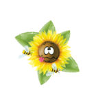 sun funny flower（個別スタンプ：13）