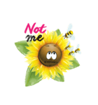 sun funny flower（個別スタンプ：14）