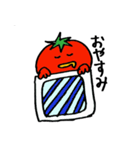トマトの日常スタンプ（個別スタンプ：4）