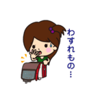 小学生の女の子とねこ（個別スタンプ：13）