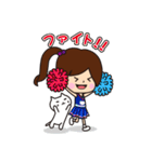 小学生の女の子とねこ（個別スタンプ：22）