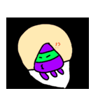 緑色の火星人（個別スタンプ：11）