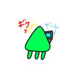 緑色の火星人（個別スタンプ：26）