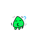 緑色の火星人（個別スタンプ：36）