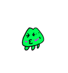 緑色の火星人（個別スタンプ：37）