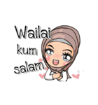 Lovely Muslimah（個別スタンプ：22）