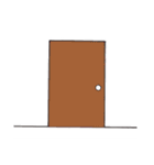 表情があまりない黒うさぎさん（個別スタンプ：13）