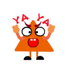 Creative triangle people（個別スタンプ：1）