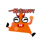 Creative triangle people（個別スタンプ：3）