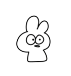 かわいいうさぎちゃんのスタンプ（個別スタンプ：1）