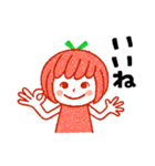 かわいいイチゴちゃん（個別スタンプ：3）